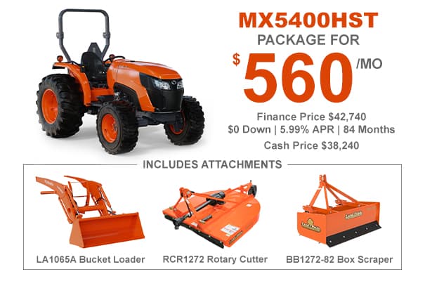 MX5400HST Tractor Package