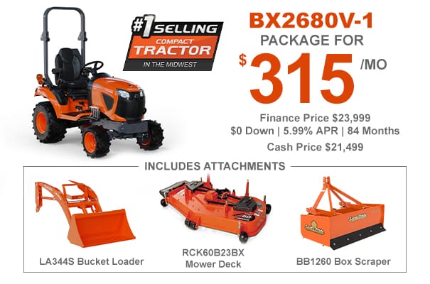 BX2680V-1 Tractor Package