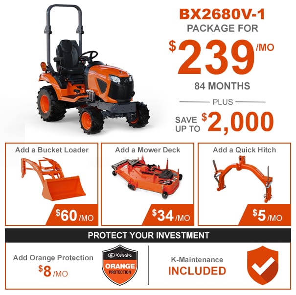 Kubota BX Tractor Package Details