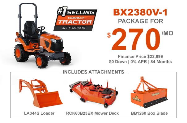 Kubota BX2380V-1 Tractor Package