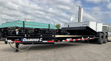 Low Profile Hydraulically Dampened Tilt Trailer