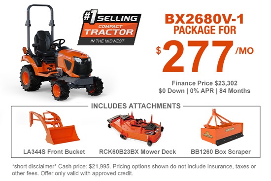 Kubota BX Tractor Package Deal